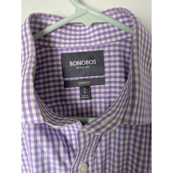 Bonobos Button Up Shirt Size 16/33 Standard Fit Collared Long Sleeve LOT OF 3 - Picture 10 of 16